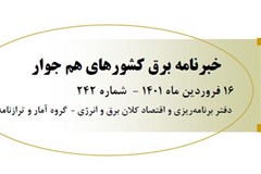 242اُمین شماره هفته‌نامه برق کشورهای هم‌جوار منتشر شد 